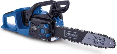Produktbild von Scheppach Akku-Kettensäge BC-CS355Duo-X | 14‘‘ / 35,6 cm ProCut-Schwert & -Kette | 15 m/s | Brushless Motor | 20V IXES | Softstart | max. Ø 33,5 cm