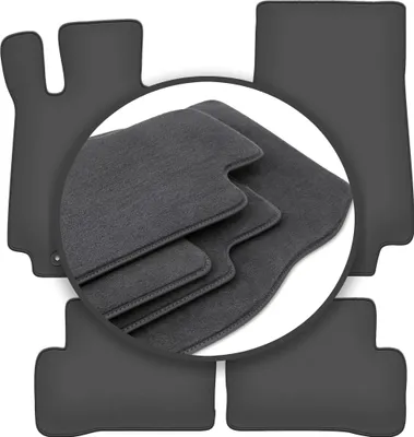 Image de Tapis de sol haut de gamme pour : Mercedes C W205 avec repose-pieds, break, berline (2015-)