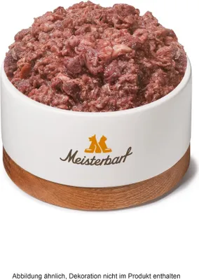 Produktbild von Fertigbarf RIND ohne Pansen gewolft, Sparpaket 40 x 250 g Barf Komplettmenü für Hunde