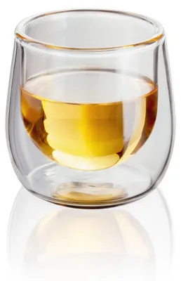 Obrázok produktu pre sada 2 sklenených hrnčekov na kávu KAFFEETASSE s dvojitou stenou na čaj 75 ml JUDGE
