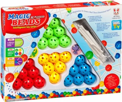 Produktbild von Kinder Spielzeug Klocki konstrukcyjne 3D Blöcke Pädagogische Bausteine
