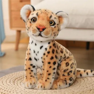 Image de Peluche léopard pour enfants, idéale comme cadeau