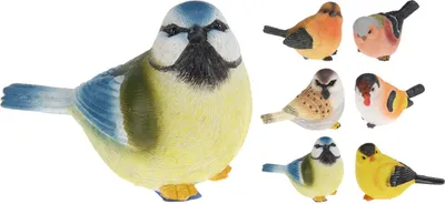 Produktbild von Vogel 13 cm 6 Esel Design Nampook