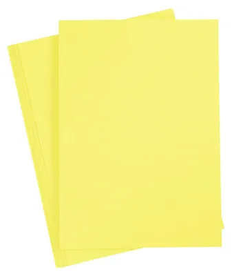 Produktbild von Creativ Company Farbkarton, Kanariengelb, A4, 20 Blatt