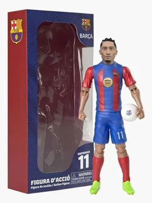 Immagine prodotto di Socker FC Barcelona Raphinha Action Figure 20 cm Giocattolo da calcio