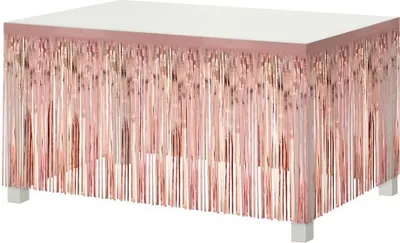 Immagine prodotto di Rivestimento del tavolo / battiscopa in lamina frangiata oro rosa