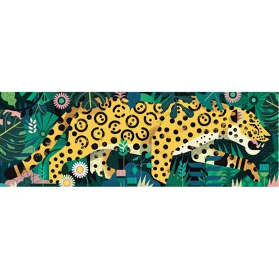 Image de DJECO Panorama Léopard Puzzle 1000 pièces