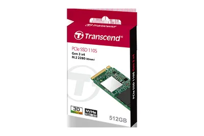 Obrázok produktu pre Transcend 110S - SSD - 128 GB - interný - M.2 2280 - PCIe 3.0 x4 (NVMe)