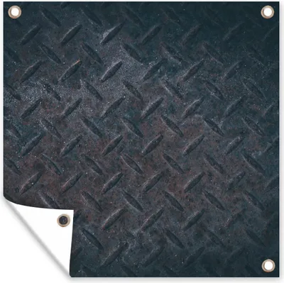 Obrázek produktu pro MuchoWow® Zahradní plakáty - Železo - plechy - rez - 50x50 cm - Zahradní dekorace