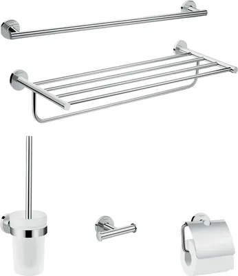 Produktbild von Bad Accessoire-Set 41728000 5-teilig chrom chrom 5-teilig