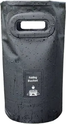 Image de Seau pliable pour camping, 15 litres, capacité : 15 litres
