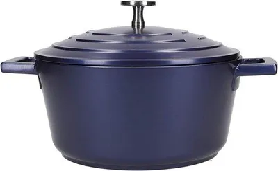 Obrázek produktu pro Lehký pekáč s víkem z litého hliníku, modrý