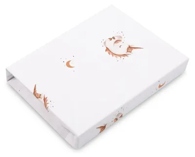 Produktbild von SENSILLO - Spannbettlaken 60x120 - Babybettlaken mit Gummizug, Einhorn