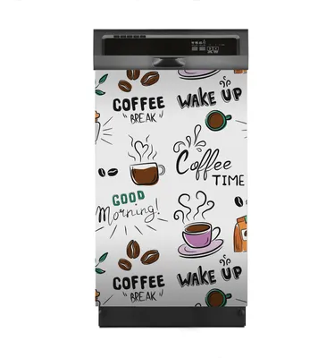 Produktbild von Magnete Dekorative 45x70 cm Küche Magnetmatte Spülmaschine - Kaffee Getränk