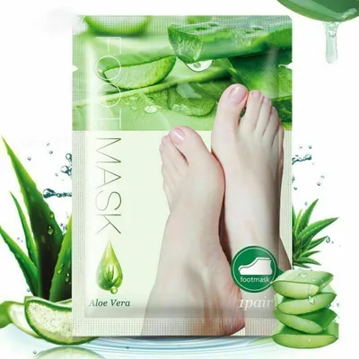 Immagine prodotto di Maschera per i piedi per la rimozione dei calli, calzini per la cura dei piedi con aloe vera, quantità: 3 paia