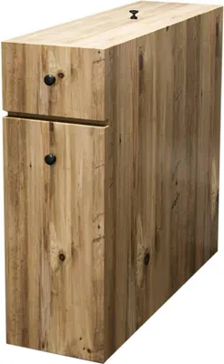 Immagine prodotto di Dmora Mobile Sottolavabo Isidora 60x20x55h cm Marrone Quercia, 2 Cassetti Apertura Scorrevole
