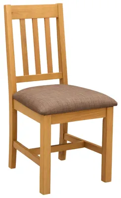 Image de vidaXL - Ensemble de 2 chaises de salle à manger VENLO, en bois massif chêne, finition naturelle et grise