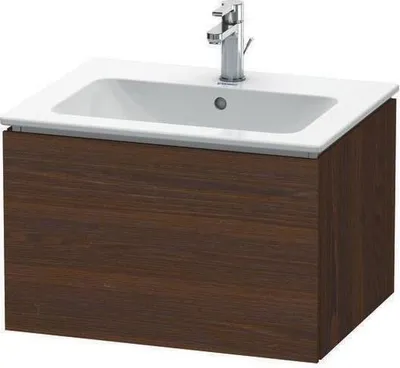 Produktbild von Waschtischunterbau L-CUBE 620x481mm 1 Ausz. we s-matt ES Ah mitte weiß supermatt Einrichtungssystem Ahorn mitte