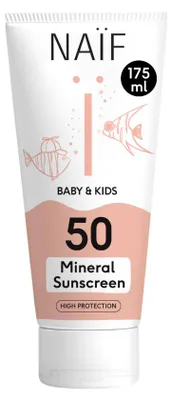 Produktbild von Naïf Mineralische Sonnencreme für Baby & Kids LSF 50 175 ml