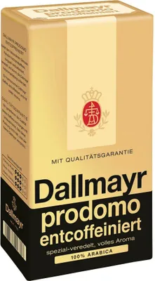Produktbild von Dallmayr prodomo entcoffeiniert | gemahlen | 500g
