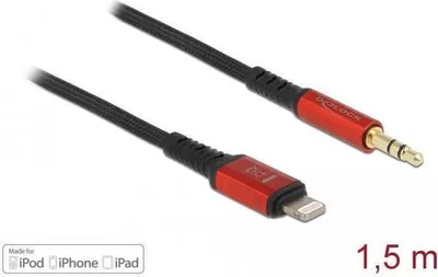 Produktbild von Delock Kabel Lightning auf Kopfhöreranschluss