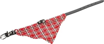 Produktbild von Beeztees Lederhalsband mit Tuch, Länge: 37 cm