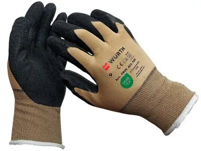 Produktbild von Würth Mechanikerhandschuhe ECOLINE Größe 9 – 6 Paar