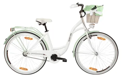 Obrázek produktu pro Městské kolo Goetze Style 28" – 1 rychlost, ocelový rám 18", LED osvětlení, košík