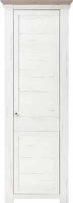 Produktbild von Garderobenschrank - Pinie Weiß Nachbildung - Nelson Eiche Nachbildung - 73 x 207 cm