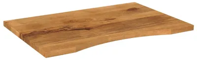 Zdjęcie produktu dla vidaXL Blat biurka z wnęką 90x50x2,5 cm lite drewno mango