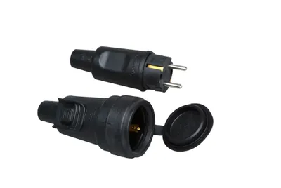 Obrázek produktu pro Kopp 190716017, Černá, Guma, AC, IP44, 250 V, 16 A