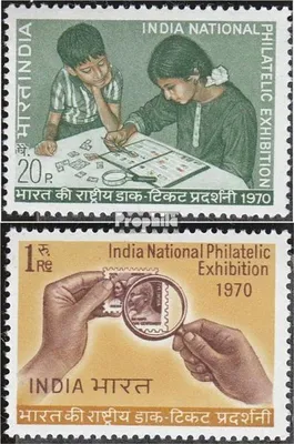 Produktbild von Briefmarken Indien 1970 Mi 514-515 (kompl.Ausg.) postfrisch Philatelie