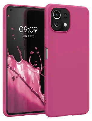 Produktbild von kwmobile Handyhülle für Xiaomi 11 Lite (5G) NE / Mi 11 Lite (5G) Hülle - TPU Case - Kabelloses Laden - Schutzhülle Cover in Himbeer Pink