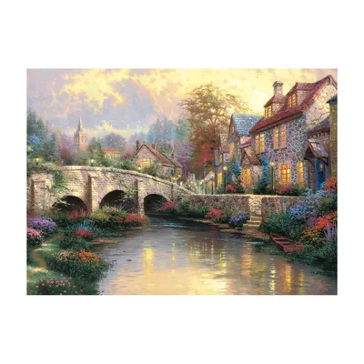 Produktbild von Bei der alten Brücke. Puzzle 1000 Teile