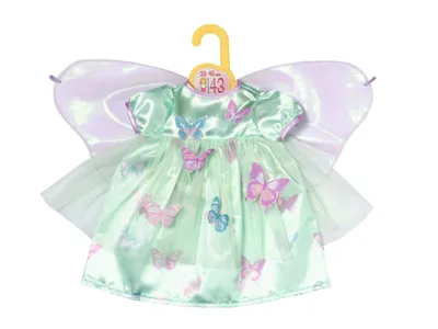 Produktbild von Dolly Moda Feenkleid mit Flügeln, 43cm