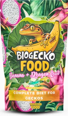 Zdjęcie produktu dla BioGecko Food Banana & Dragon Fruit- 100g