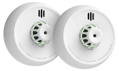 Productafbeelding van Draadloze warmtemelder, 2 stuks