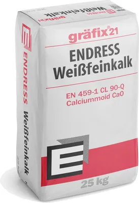 Produktbild von Gräfix 21 Weißfeinkalk 25kg CL 90-Q ungelöscht