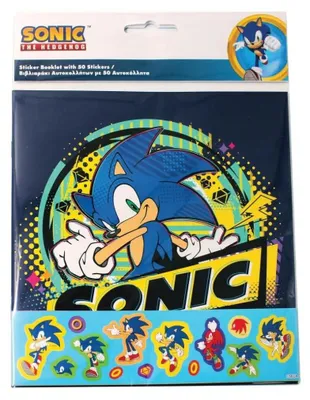 Zdjęcie produktu dla Sonic the Hedgehog Thunder Stickeralbum mit 50 Aufklebern
