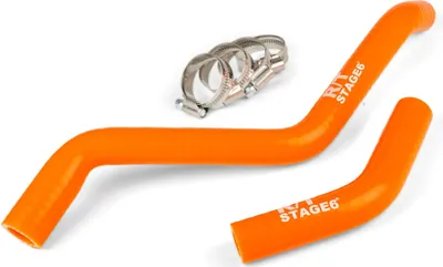 Produktbild von Stage6 R/T Orange Kühlschläuche für Derbi Euro 3/Euro 4