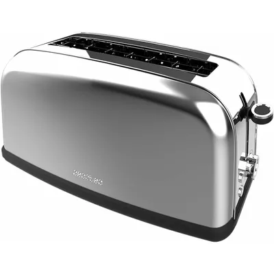 Obrázok produktu pre Cecotec Toastin' time 1100, 2 krajcov, Nerezová oceľ, Nerezová oceľ, Tlačidlá, Páka, Otočné, 1100 W, 220 - 240 V