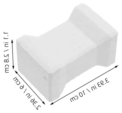 Produktbild von Brennofenstütze aus Siliziumkarbid, 10 cm, hitzebeständig, Zubehör für Keramikbrennofen
