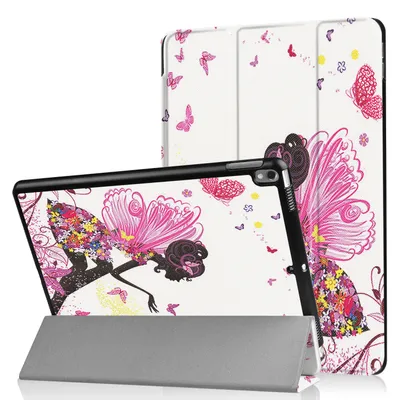 Imagen del producto de Funda protectora ultrafina para Apple iPad Pro 2017 y iPad Air 3 2019 de 10.5 pulgadas. Carcasa rígida con función de soporte y activación/suspensión automática