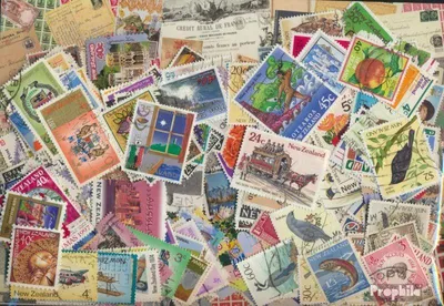 Produktbild von Briefmarken Neuseeland 500 verschiedene Sondermarken