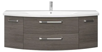 Produktbild von Pelipal Serie 4010 Waschtisch mit Unterschrank 4010.1400019 Graphit Str. quer 144 cm