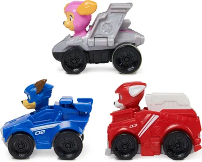 Zdjęcie produktu dla PAW Patrol PAW VHC Pup Squad Vhc GP PPTMM VCHX GML, Zestaw pojazdów, PAW Patrol, 3 lat(a), Plastik, Wielobarwny