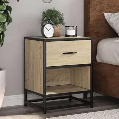 Zdjęcie produktu dla vidaXL Szafki nocne 2 szt. dąb sonoma 40x31x50 cm materiał drewnopochodny