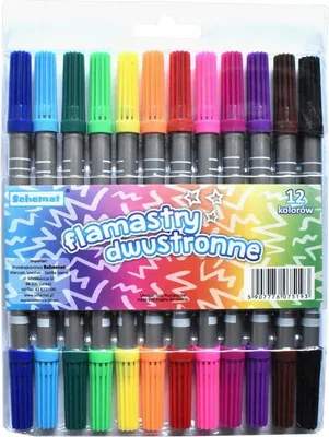 Zdjęcie produktu dla mazaki dwustronne 12szt.  5193
