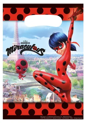 Produktbild von 8 Miraculous Ladybug Geschenktüten