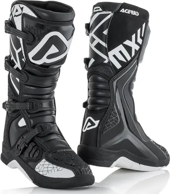 Produktbild von Acerbis X-Team Motocross Stiefel, schwarz/weiß, 41